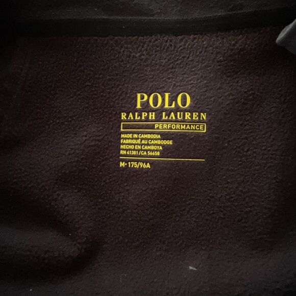 Polo Ralph Lauren Performance Jacket Stretch All Weather Zip Up Mock Neck Medium - Picture 3 of 7